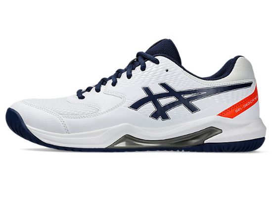 Giày ASICS GEL-DEDICATE 8 Nam màu White Blue Expanse