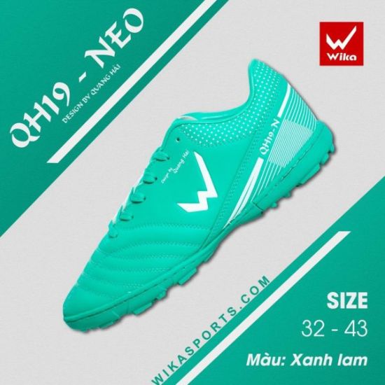 Giày bóng đá Wika QH19 Neo màu xanh lam