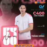 Bộ quần áo bóng đá Convis CV C400 màu Trắng Hồng