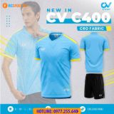 Bộ quần áo bóng đá Convis CV C400 màu Thiên Thanh