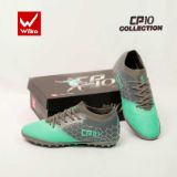 Giày bóng đá Wika CP10 Công Phượng màu Xám Xanh