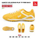 Giày Kamito Velocidad Play TF Fire Back màu Vàng