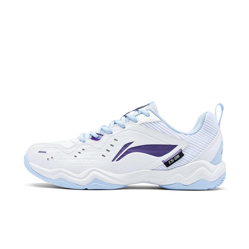 Giày cầu lông Li-Ning AYTU023-7 màu Trắng Xanh Tím