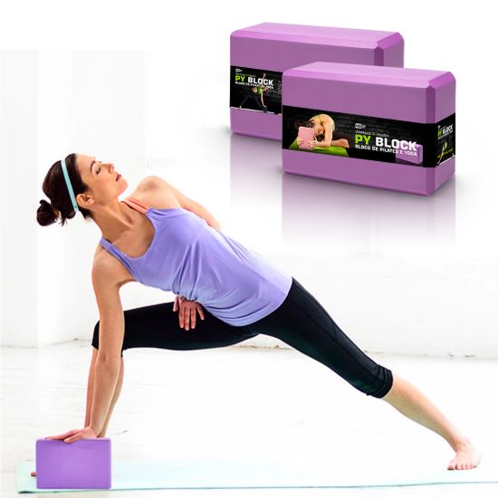 Gạch tập Yoga EVA mật độ cao màu xanh