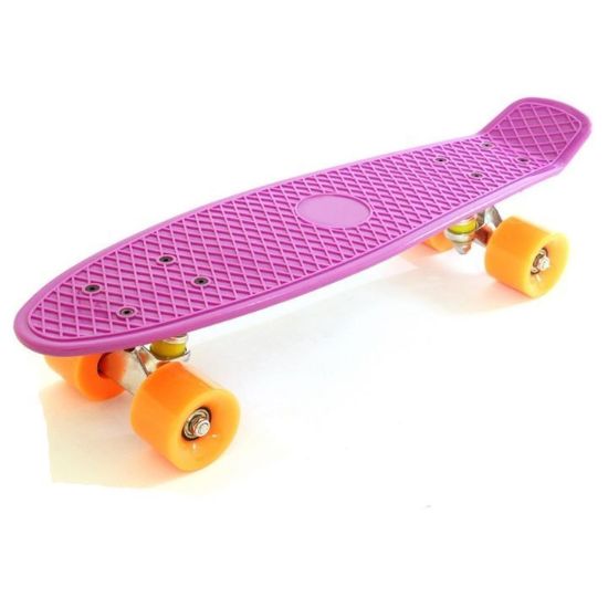Ván trượt nhựa nhỏ Penny bánh LED màu xanh