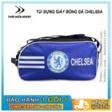 Túi đựng giày thể thao hai ngăn màu xanh dương