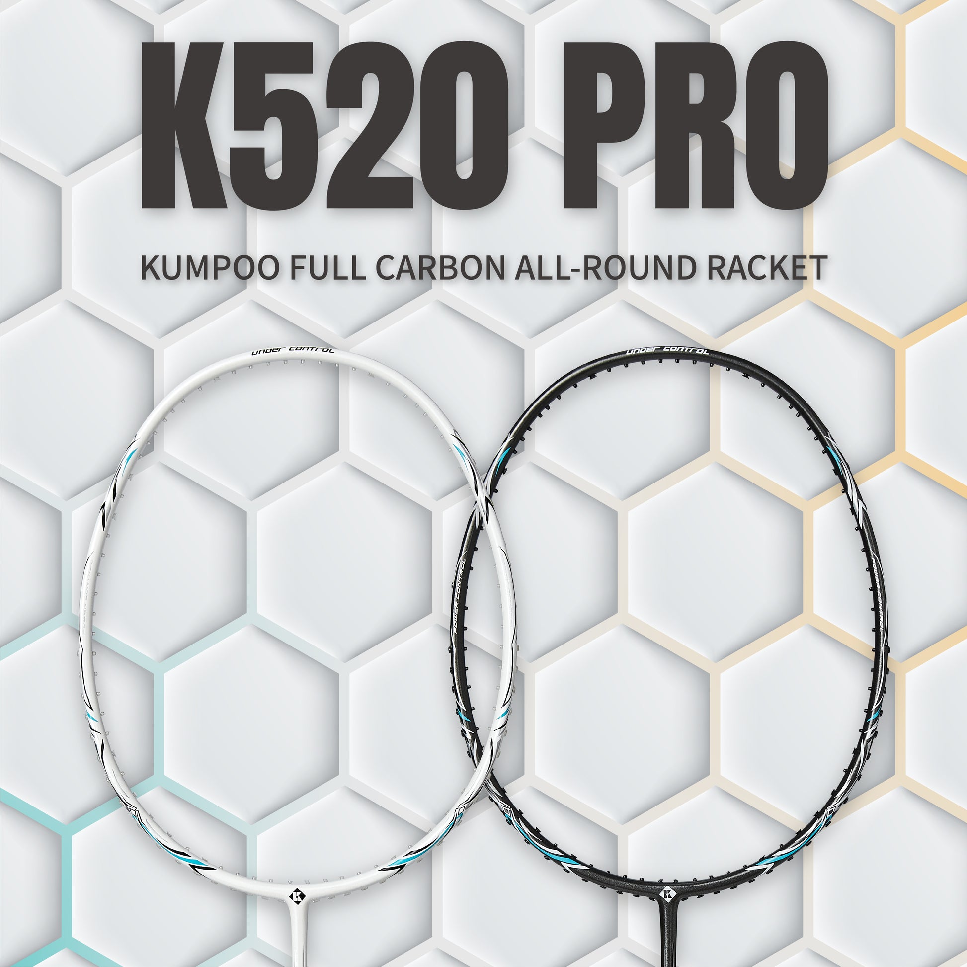 Vợt cầu lông Kumpoo K520 Pro phối màu trắng