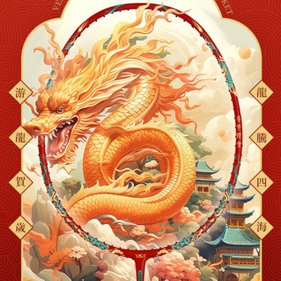 Set vợt cầu lông VS YouLong Rồng Đỏ 2024 Limited Full Box