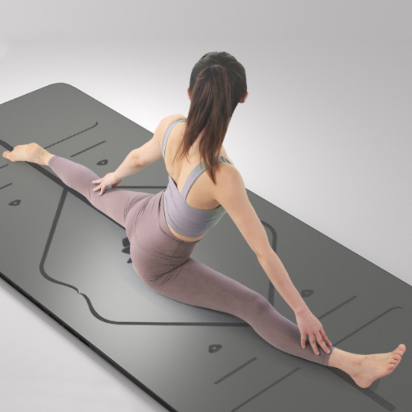 Thảm Yoga PU cao su tự nhiên định tuyến 5mm