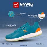 Giày cầu lông Wika Maru màu xanh ngọc cam