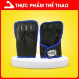 Găng tay tập tạ Lâm Sport bản lớn màu xanh