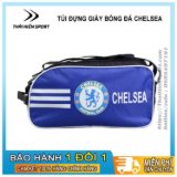 Túi đựng giày hai ngăn màu xanh dương