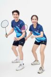 Áo cầu lông Yonex nam nữ màu Xanh Đen