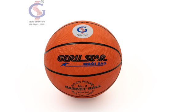 Bóng rổ Geru Star B3 cao su cam size 3 - ảnh chính