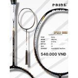 Chi tiết vợt cầu lông Pride Speed 9000