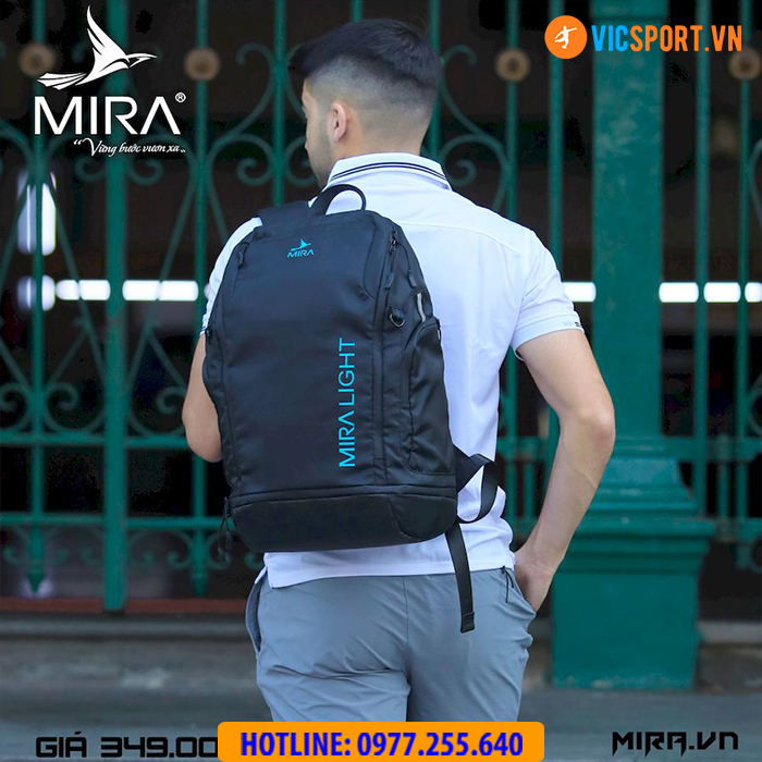 Balo thể thao MIRA Light màu đen ngọc
