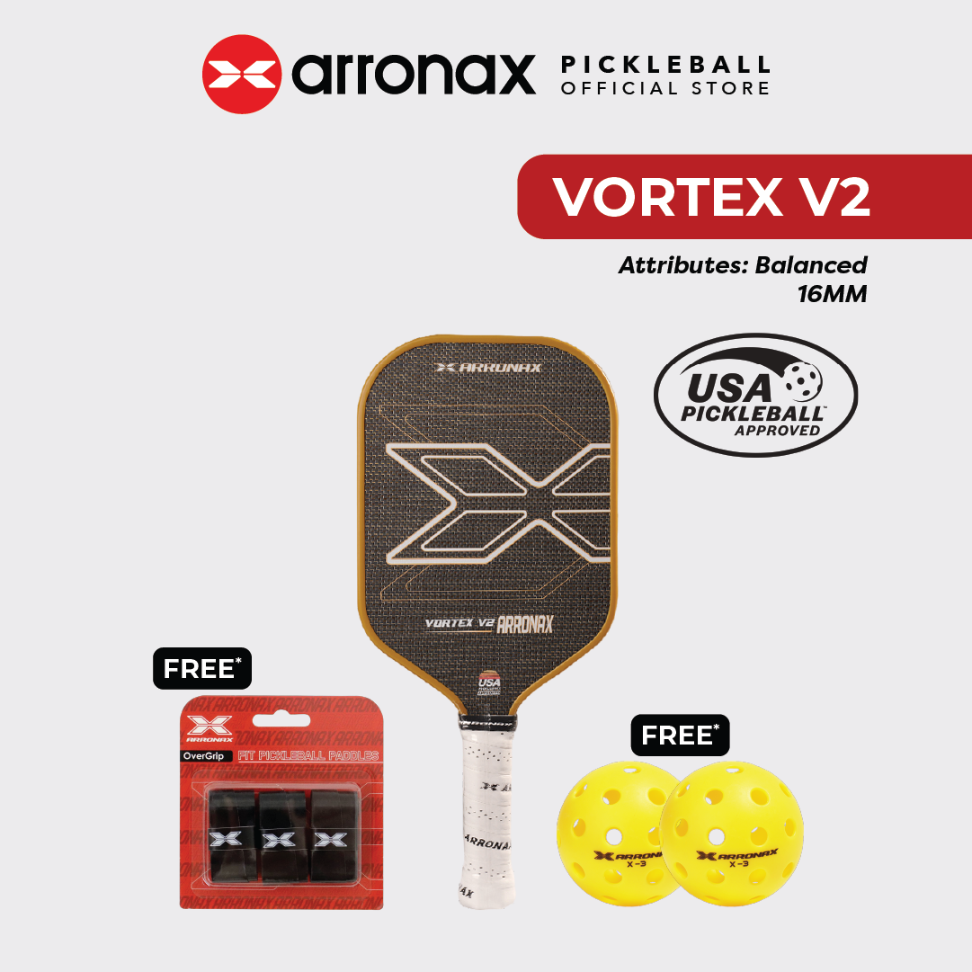 Vợt Pickleball Arronax Vortex V2 16mm
