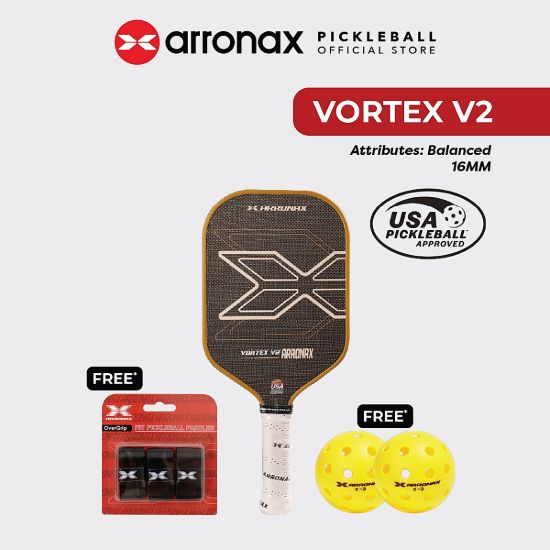 Vợt Pickleball Arronax Vortex V2 16mm