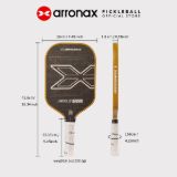 Chi tiết Vợt Pickleball Arronax Vortex V2 16mm