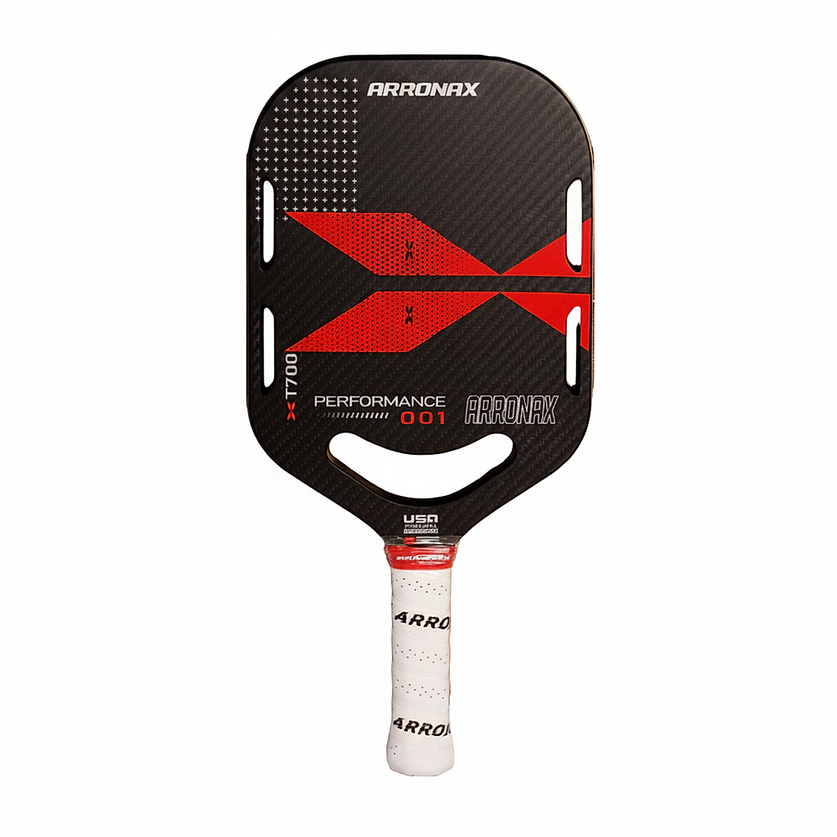 Vợt Pickleball Arronax Performance 001 T700 màu đỏ