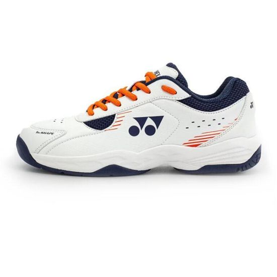 Giày Cầu Lông Yonex Hexis White Crown Blue góc nghiêng