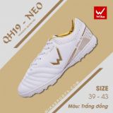 Giày bóng đá Wika QH19 Neo màu Trắng Đồng