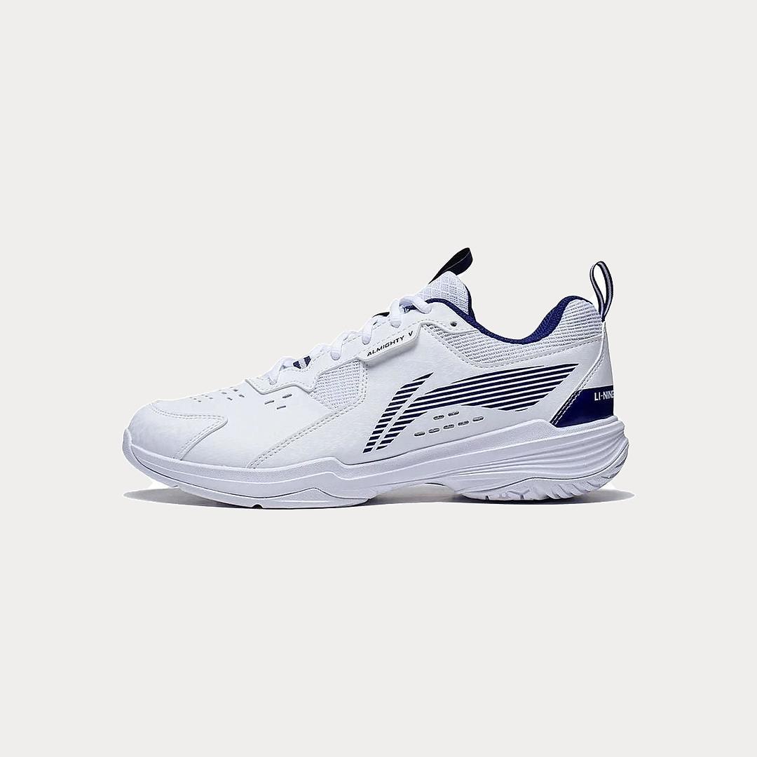 Giày Cầu Lông Li-Ning AYTT001-3 màu Trắng/Xanh Navy - góc chính