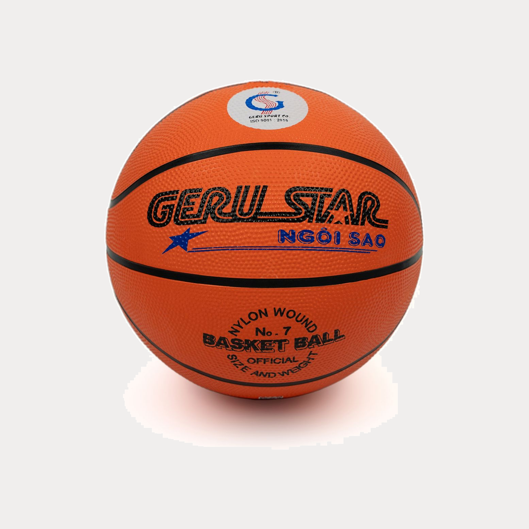 Ảnh của Bóng Rổ Geru Star B7 Cao Su Cam