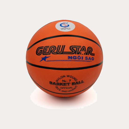 Ảnh của Bóng Rổ Geru Star B7 Cao Su Cam