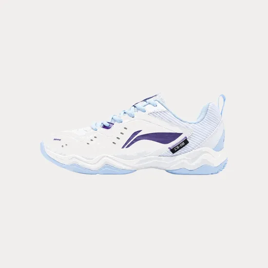 Giày cầu lông Li-Ning AYTU023-7 màu Trắng Xanh Tím
