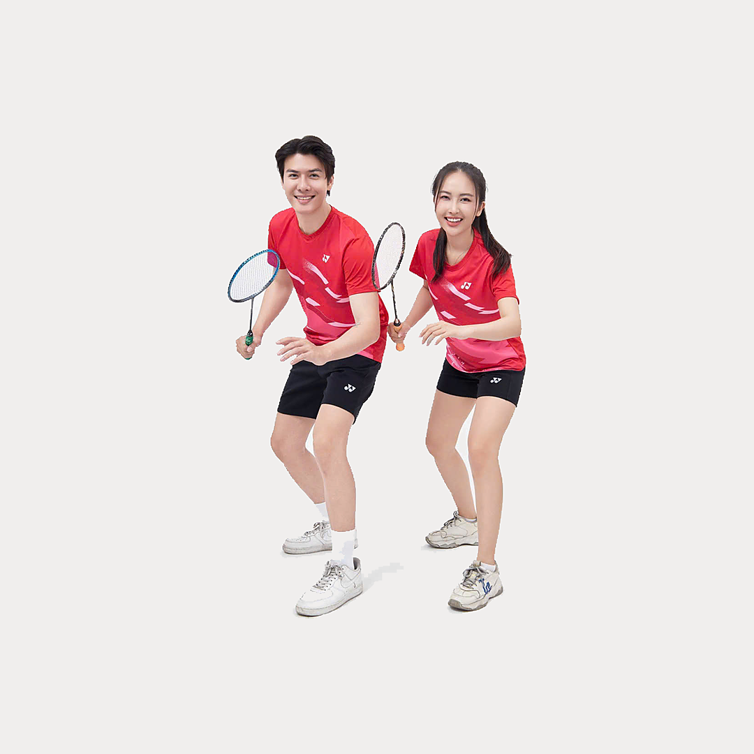 Áo Cầu Lông Yonex Nam Nữ - Đỏ